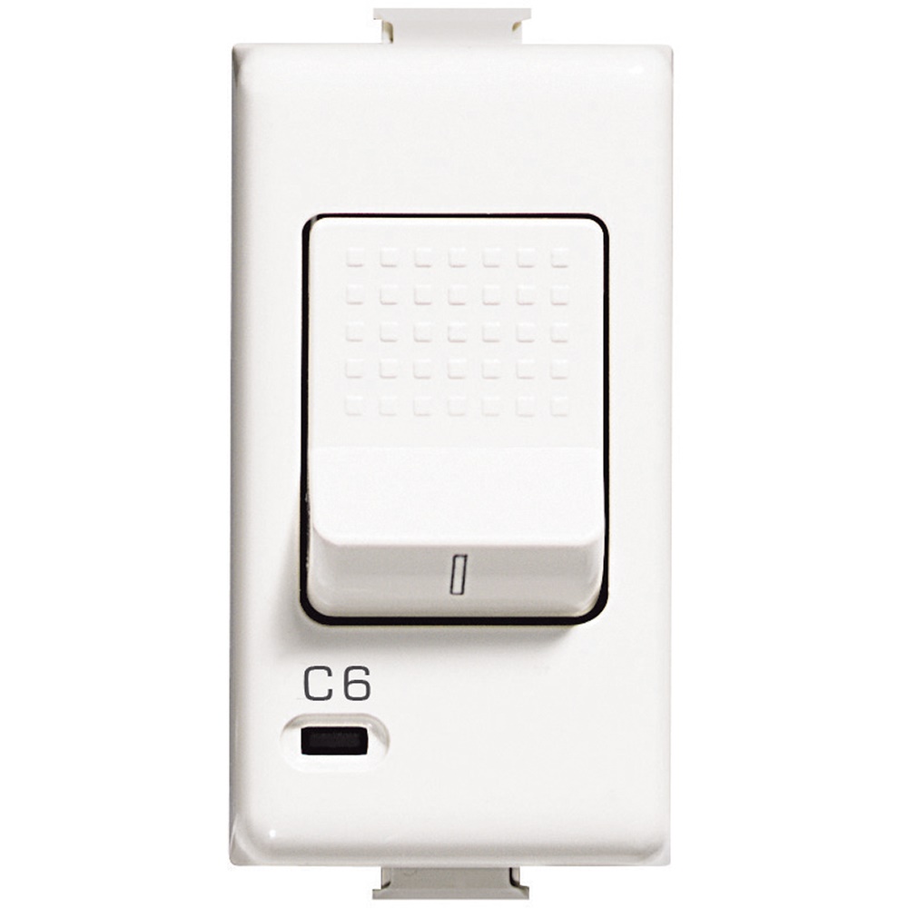 Interruttore magnetotermico Matix 1P+N 6A 230V protezione impianti residenziali e commerciali