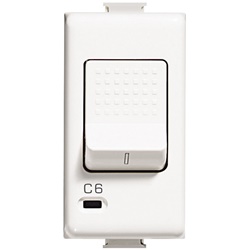 Interruttore magnetotermico Matix 1P+N 6A 230V protezione impianti residenziali e commerciali