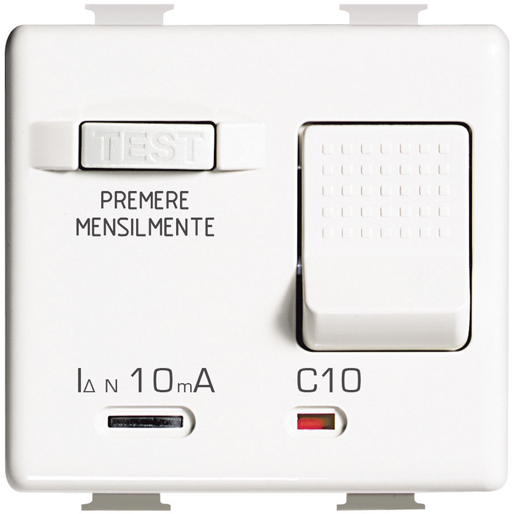 Interruttore magnetotermico differenziale MATIX 10A 10mA bipolare per impianti residenziali e commerciali
