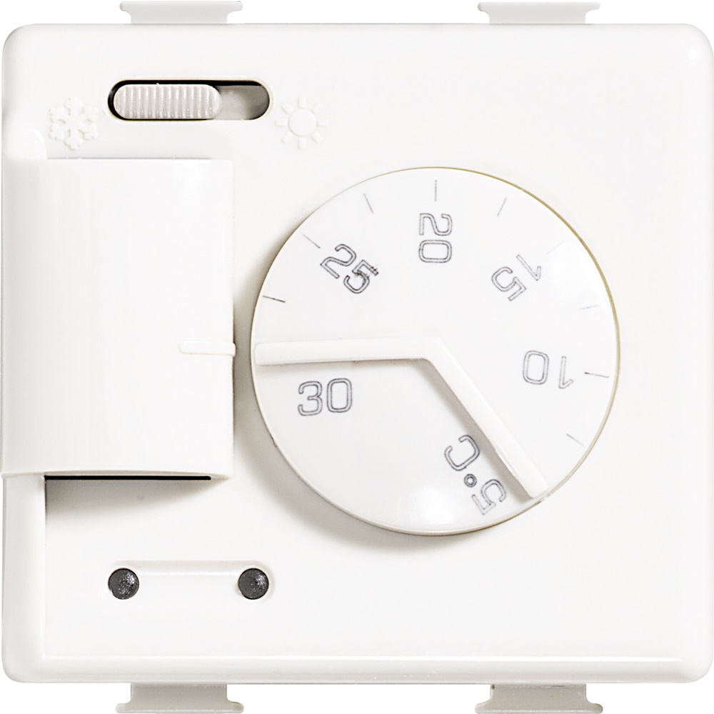 Termostato ambiente elettronico Matix con commutatore estate/inverno, uscita relè 2A 250V, controllo temperatura per riscaldamento domestico e industriale