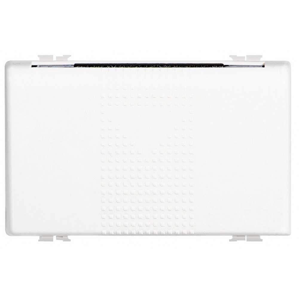 Tasca portabadge MATIX 3 moduli per impianti elettrici, fissaggio sicuro, uso professionale