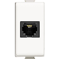 Connettore RJ11 a morsetto Matix bianco per installazioni telefoniche e elettriche