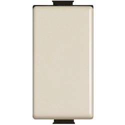 Pulsante elettrico Matix Magic 1 polo 10A NO illuminabile colore avorio per controllo circuiti residenziali e industriali