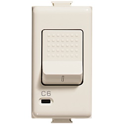 Interruttore magnetotermico Matix Magic 1P+N 6A 230V per protezione sovraccarichi e cortocircuiti residenziale e commerciale
