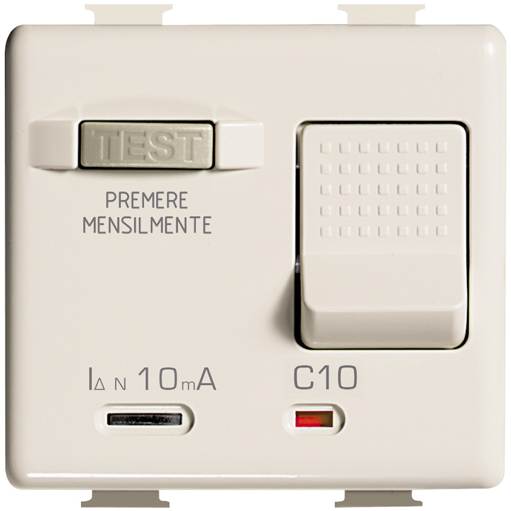 Interruttore magnetotermico differenziale Matix Magic 10A 10mA protezione impianti residenziali e commerciali