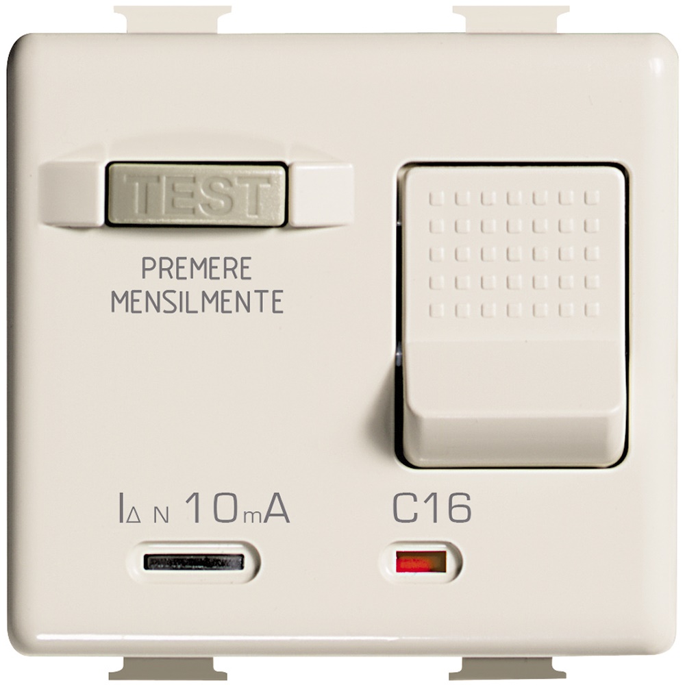 Interruttore magnetotermico differenziale 16A 10mA MATIX MAGIC per impianti residenziali e commerciali