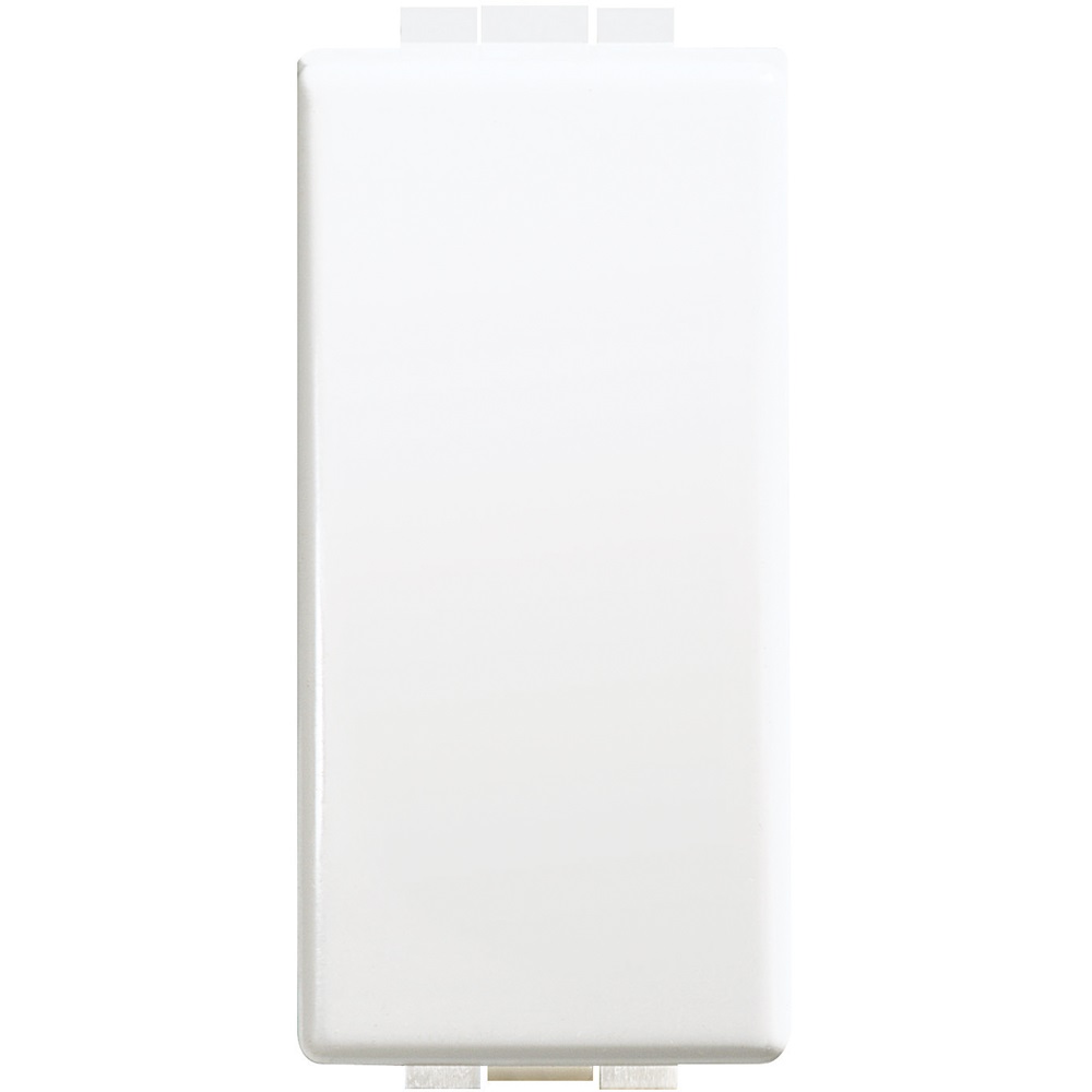 Copriforo 1 modulo bianco 