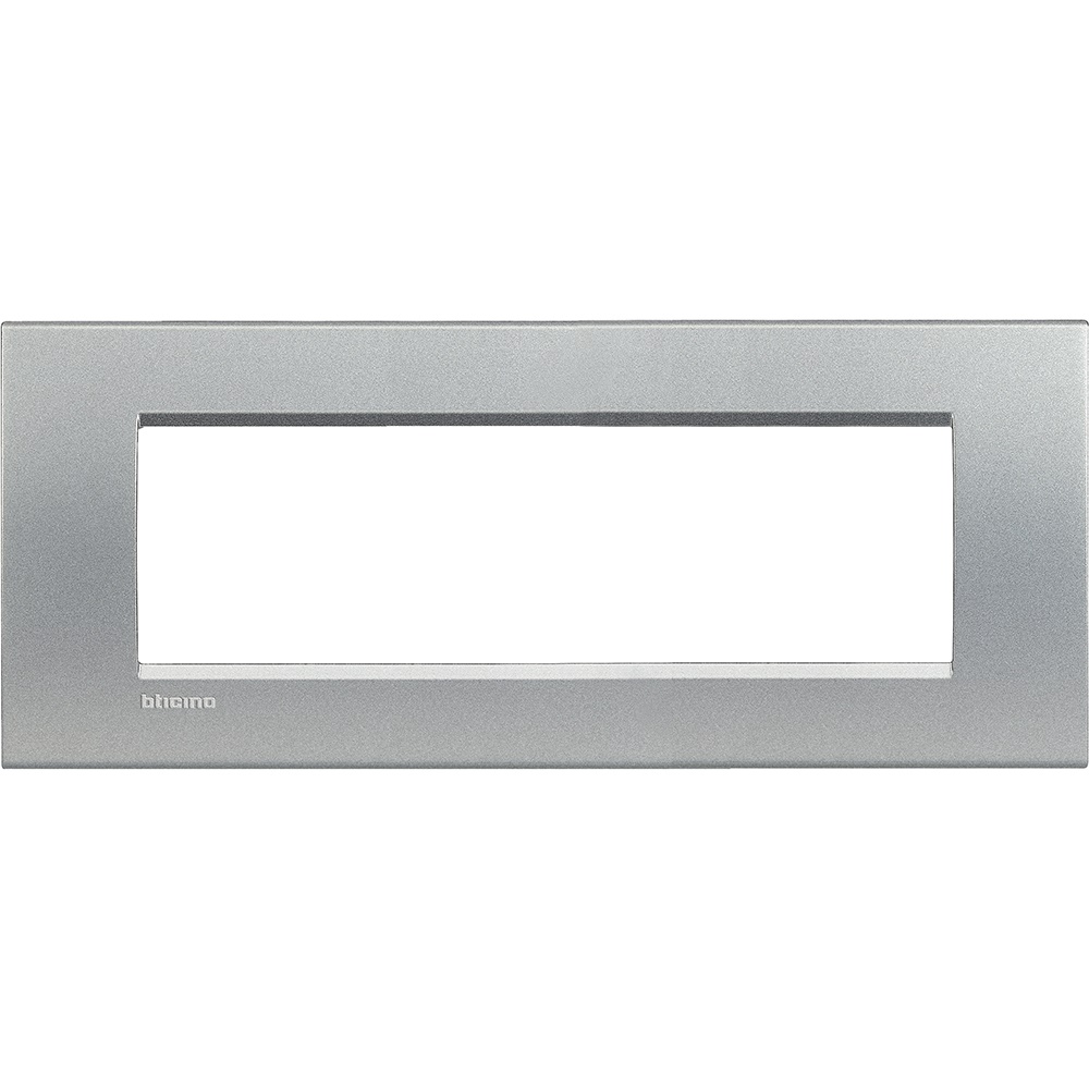 Placca incasso 7 moduli tecnopolimero design moderno ambienti residenziali commerciali