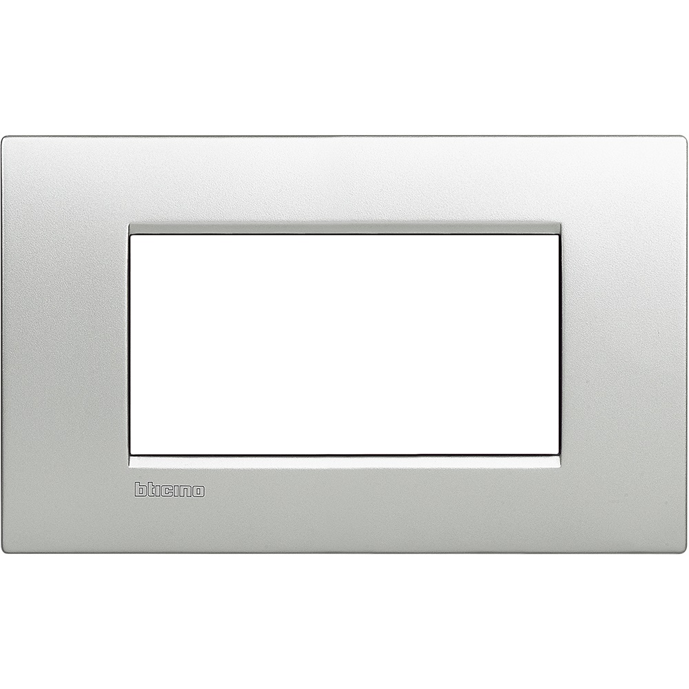 Placca AIR 4 moduli metallo incasso tecnica