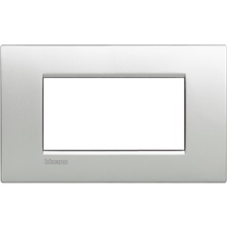 Placca AIR 4 moduli metallo incasso tecnica