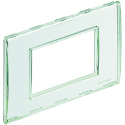 Placca 3 moduli kristall trasparente personalizzabile  