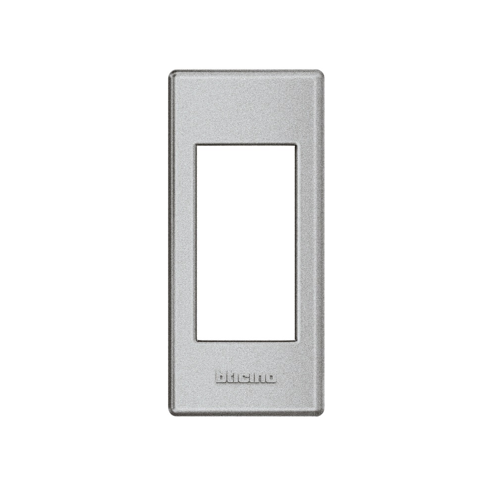 Placca profilato 1 modulo con supporto per installazione tech