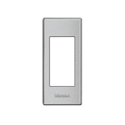 Placca profilato 1 modulo con supporto per installazione tech