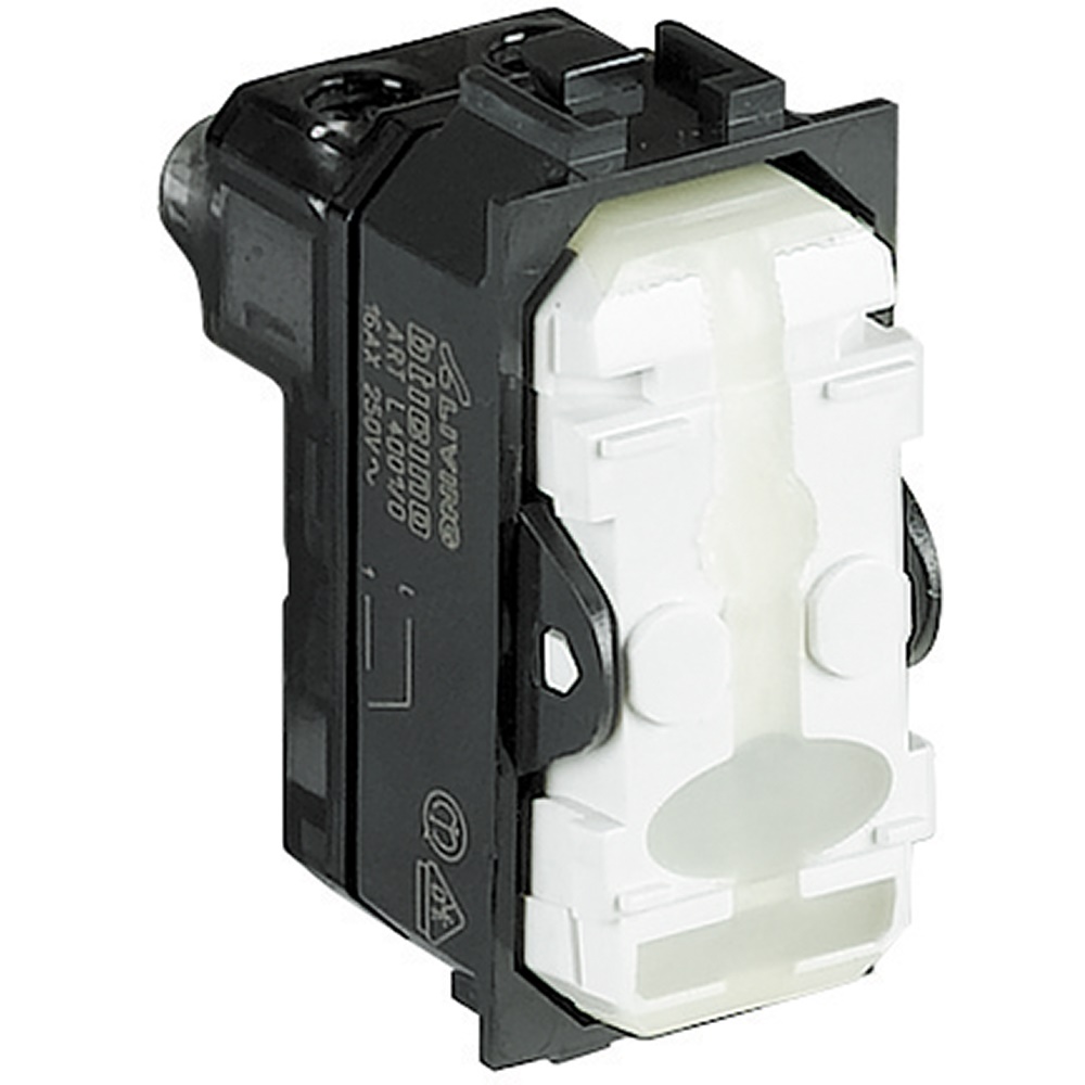 Invertitore 1P 16 AX 250 Vac a vite senza copritasto per impianti elettrici