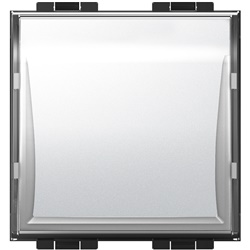 Pulsante 1P NO con portanome illuminabile antracite per impianti elettrici professionali