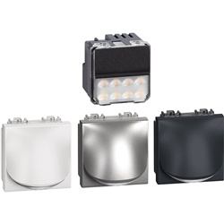 Lampada segnapasso direzionale LED 2,2W 70 lumen per illuminazione sicurezza e decorativa ambienti interni