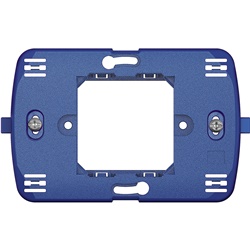 Supporto modulare 2 moduli per placche 503 montaggio incasso parete fissaggio viti