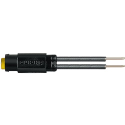 Lampada LED basculante 230V ambra per comandi elettrici efficienza e lunga durata