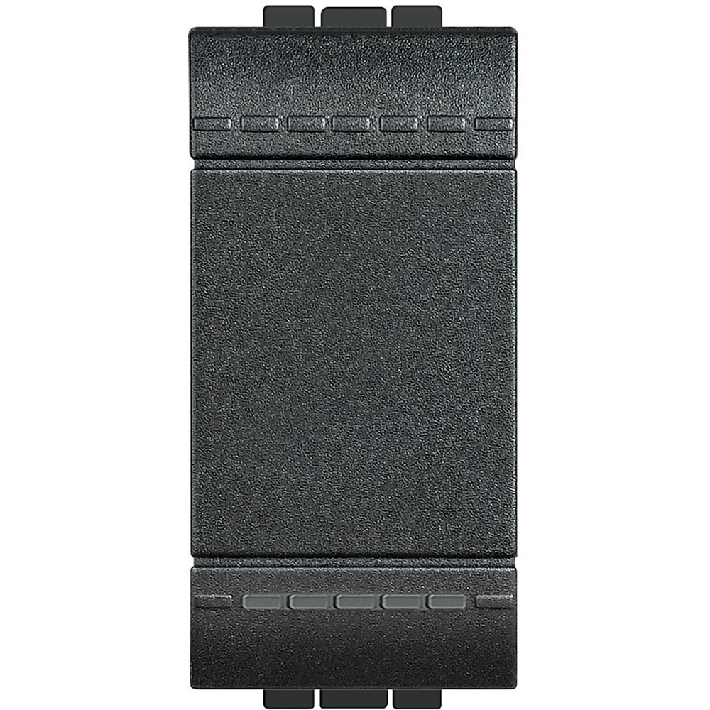 Interruttore unipolare 1P 16A 1 modulo antracite per impianti elettrici residenziali e commerciali