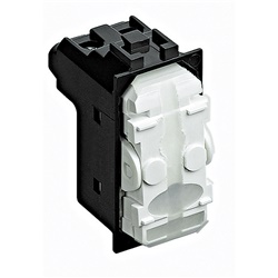 deviatore living int 16A 1P 16AX 250Vac senza tasto per impianti elettrici residenziali