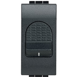 Interruttore LivingLight 2P 32A Antracite per impianti elettrici residenziali