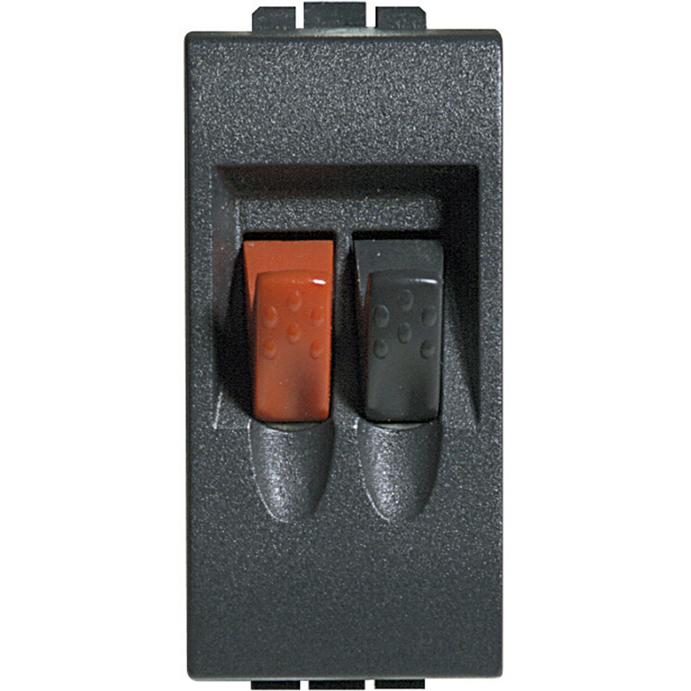 Connettore altoparlanti home cinema incasso antracite interno