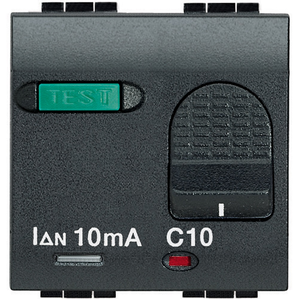 Interruttore magnetotermico differenziale per uso civile 1P+N Tipo C 16A 230 V c.a.  
