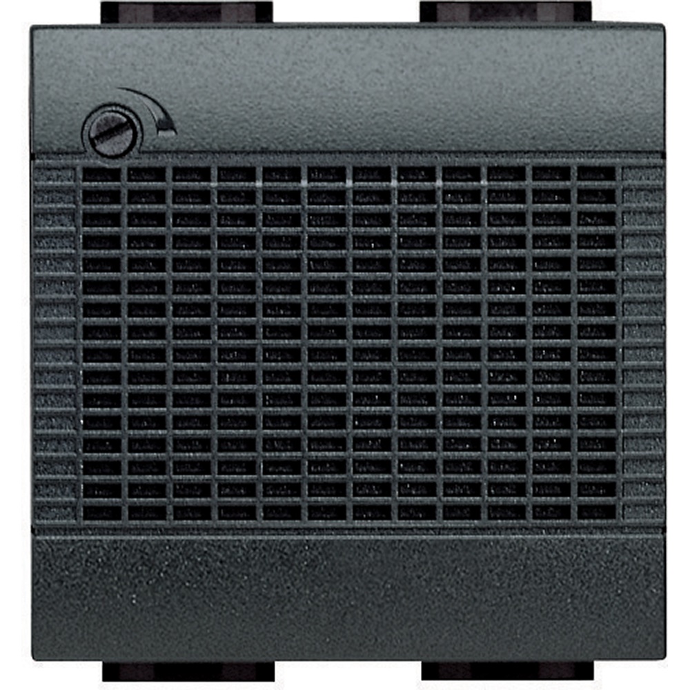 Suoneria elettronica 3 suoni 12Vac/dc antracite living int