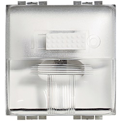 Lampada segnapasso LED luce bianca 12-24 V AC interruttore on-off bassa potenza