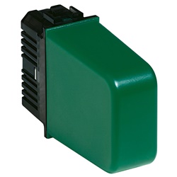 Specula 12V verde con lampada E10 5W per installazione parete interno living
