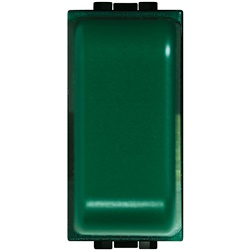 Specula 230V verde con lampada E10 5W per installazione parete interna living