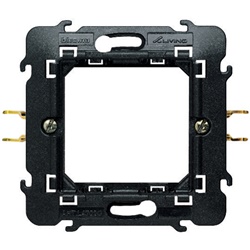 Supporto modulare Living International 2 moduli 71x71 mm per impianti elettrici residenziali e commerciali