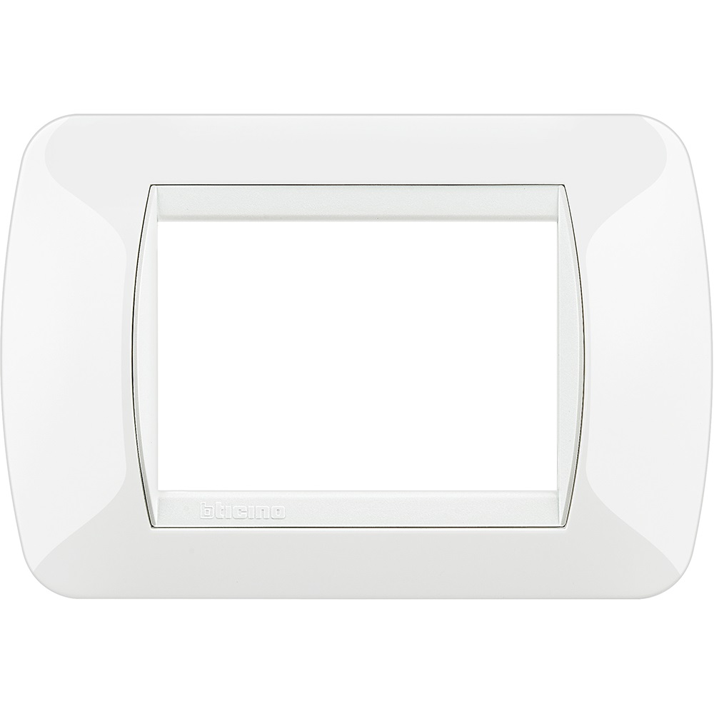 Placca 3P Bianco Living Light 