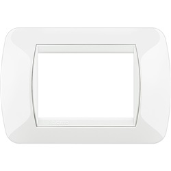 Placca 3P Bianco Living Light 