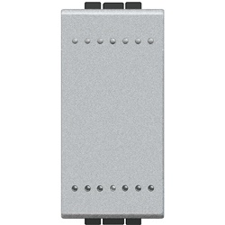 Interruttore unipolare 16A 1 polo 1 modulo comando a bascula impianti residenziali e commerciali