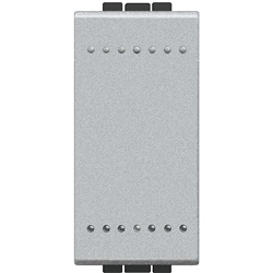 Deviatore unipolare 16A 1 modulo comando a bascula per impianti elettrici residenziali e commerciali