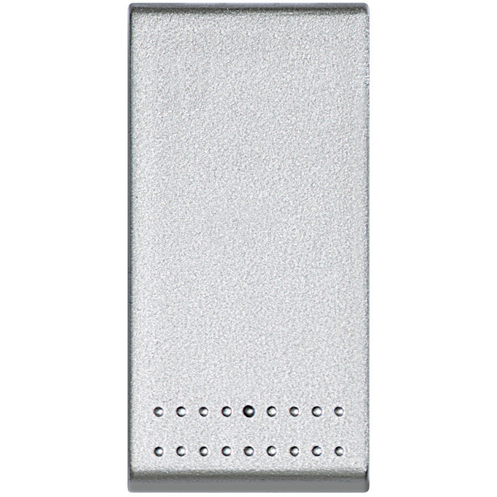 Pulsante unipolare 1P NC 10A 250Vac compatto 1 modulo per impianti civili industriali
