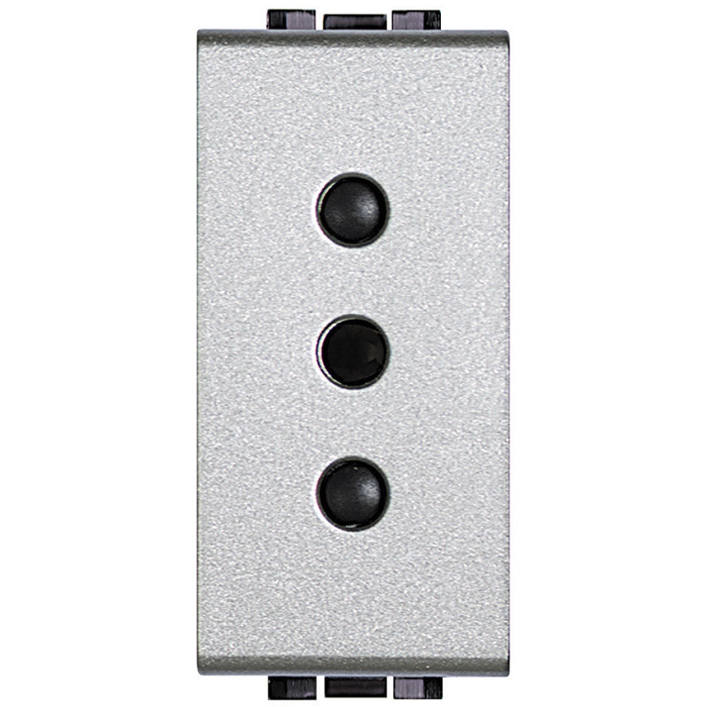 Presa elettrica 2P+T 10A 250Vac LIGHT TECH per uso domestico e professionale