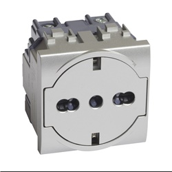 Presa elettrica standard tedesco-italiano 16A 2P+T flat sicurezza uso domestico e professionale