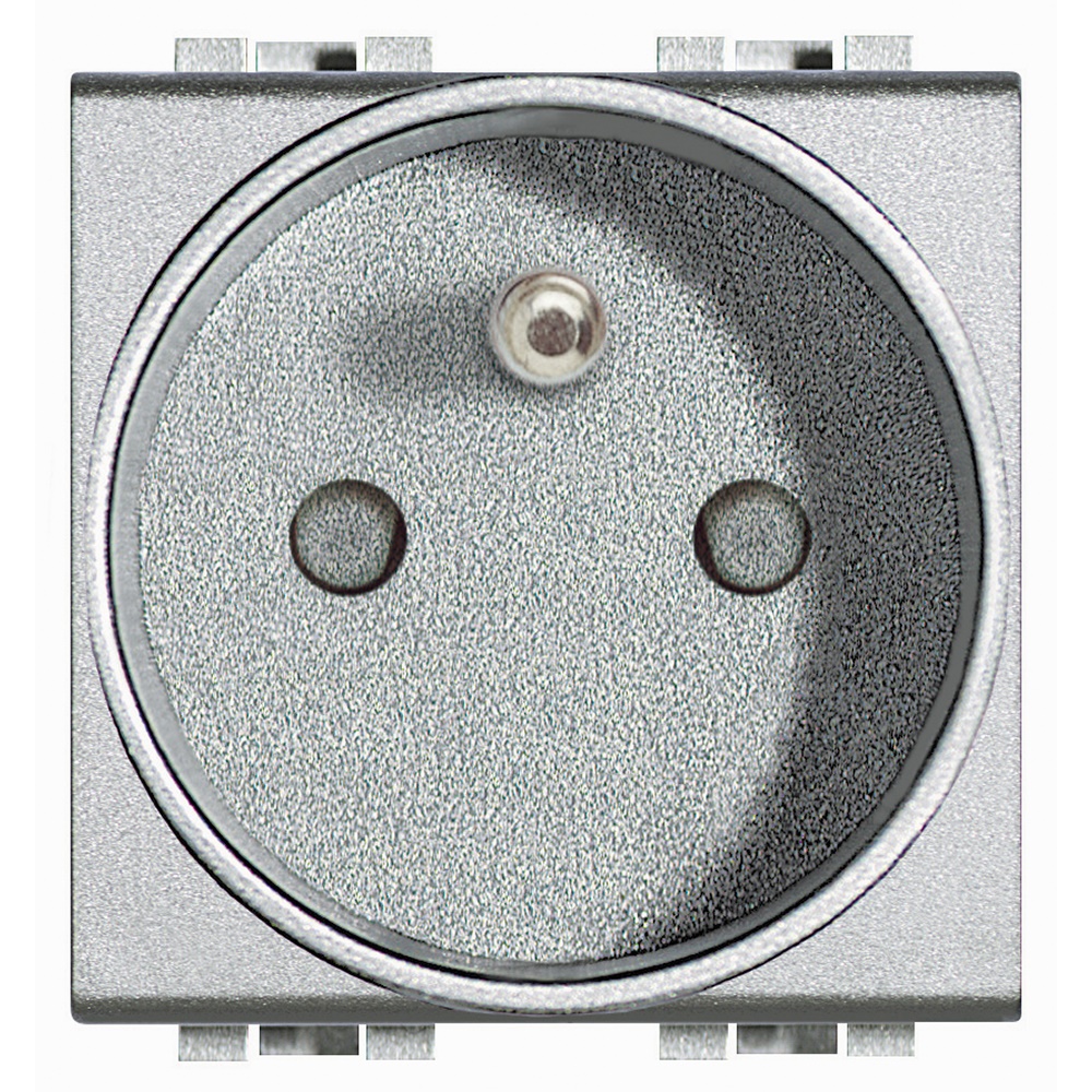 Presa elettrica 2P+T 10/16A standard Franco/Belga con alveoli schermati per uso residenziale e commerciale