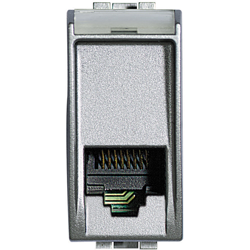 Connettore RJ11 4/6 Light Tech tipo K10 per cablaggio telefonico
