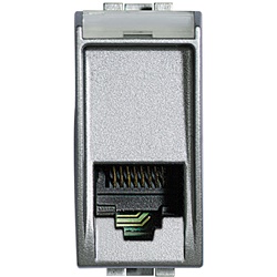 Connettore RJ11 4/6 Light Tech tipo K10 per cablaggio telefonico