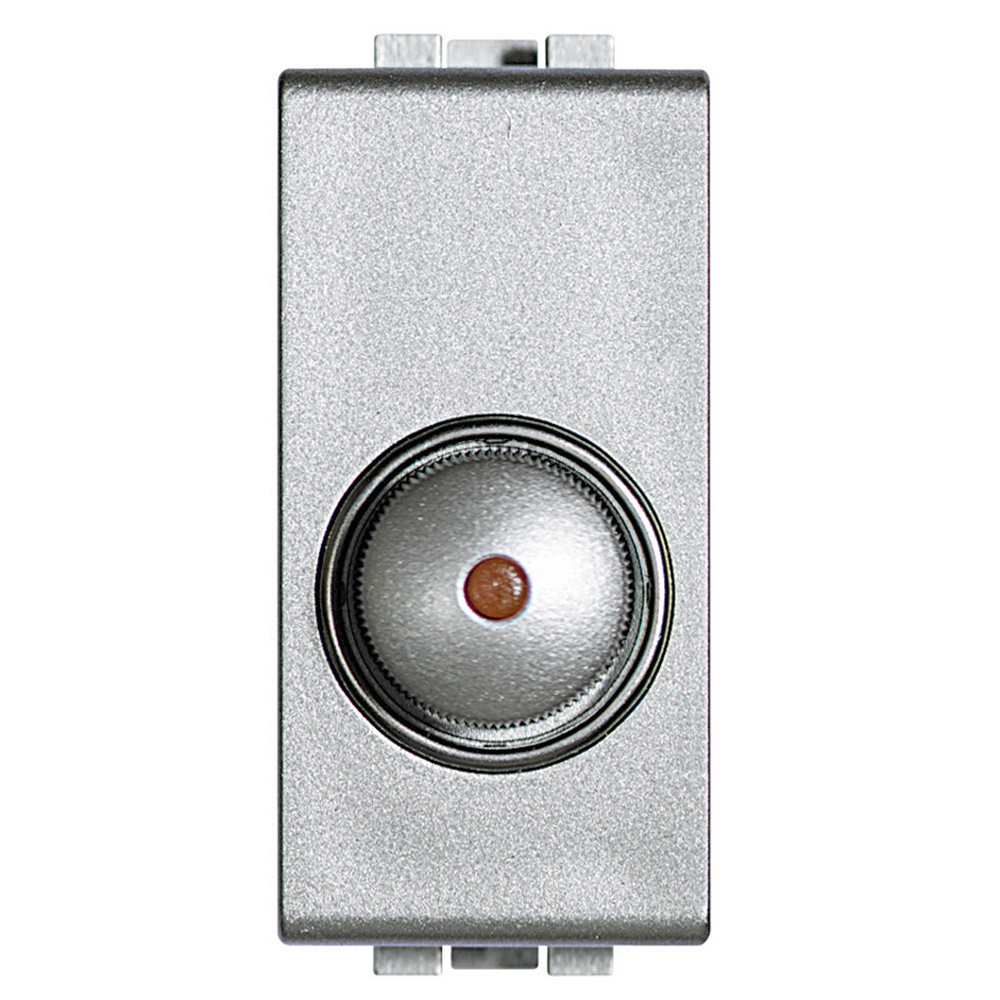 Dimmer resistivo 500W manopola 230V grigio per illuminazione luce tecnica