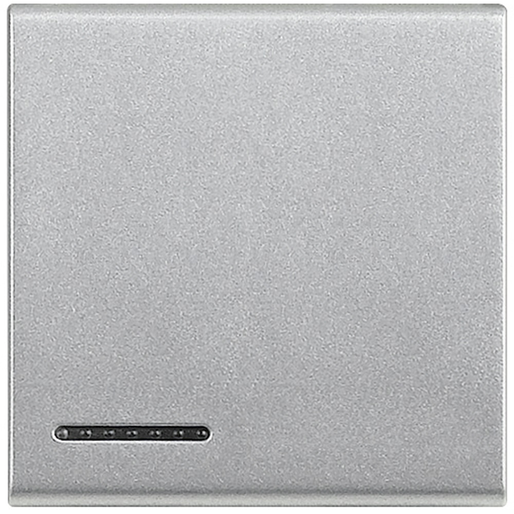 Copritasto illuminabile 2 moduli con lente e cerniera per pulsante Light Tech