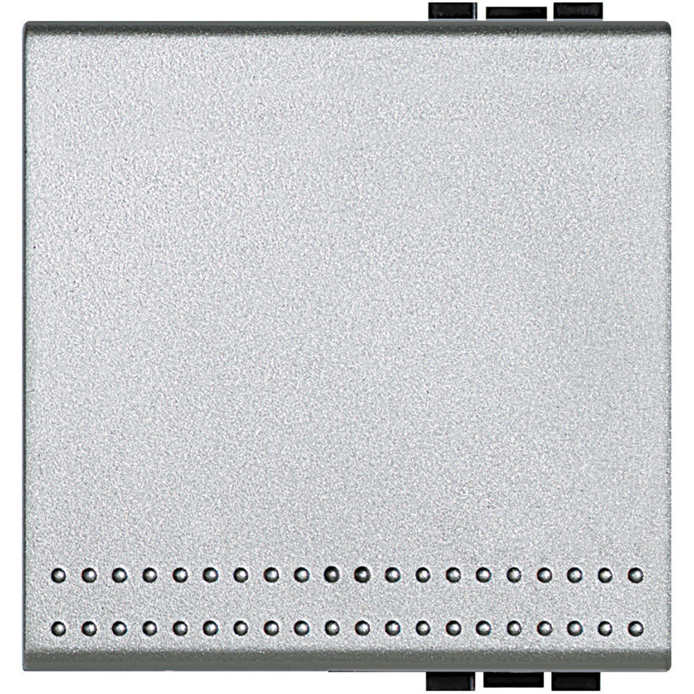Copritasto pulsante 2 moduli Light Tech con cerniera per impianti elettrici