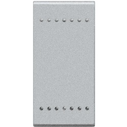 Copritasto illuminabile 1 modulo 1 funzione neutro per comandi elettrici residenziali e commerciali