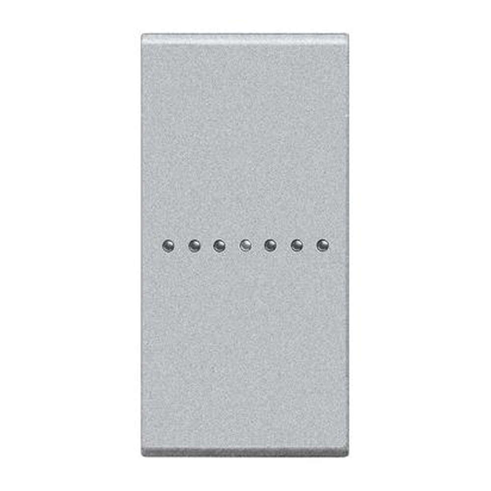 Copritasto comando assiale 1 modulo illuminabile con lente per applicazioni elettriche residenziali e professionali