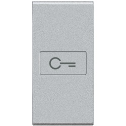 Copritasto AX chiave 1 modulo lente illuminabile materiale alta qualità impieghi elettrici sicurezza