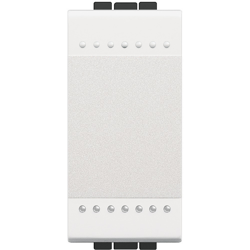 Interruttore unipolare 16A 1 modulo bianco per impianti elettrici domestici e professionali