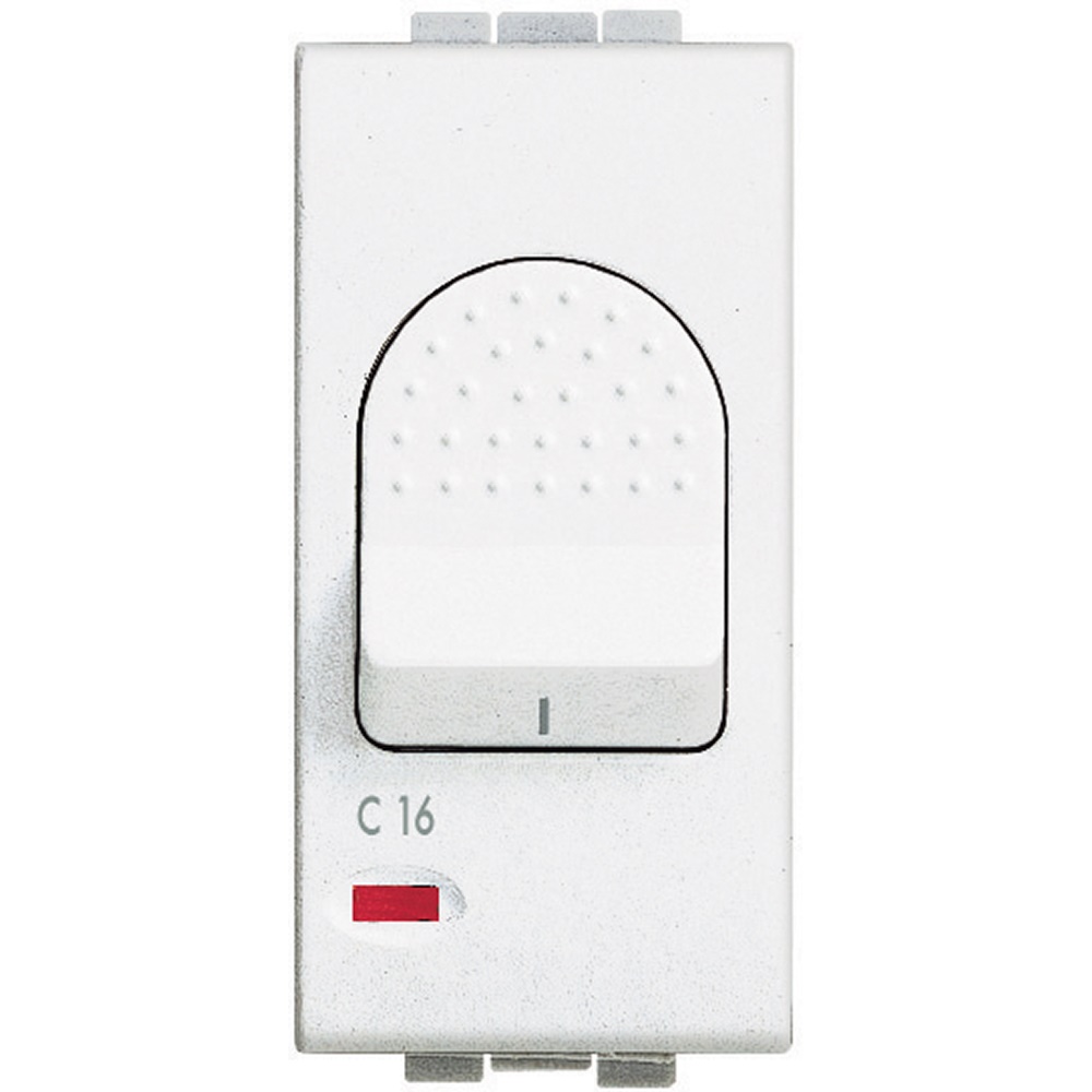 Interruttore magnetotermico LIGHT 1P+N 16A 3kA protezione impianti monofase residenziali e commerciali